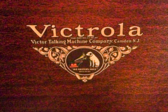 HIS MASTER'S VOICE"　Victoria Credenza 昭和初期の蓄音機　ビクタートーキングマシン社